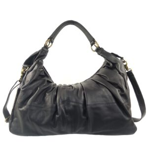 Sac épaule femme noir Leneta