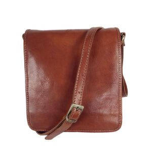 Sac bandoulière femme cognac Milano