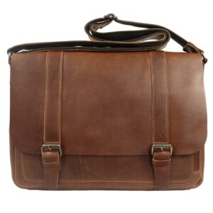 Sac bandoulière homme cuir marron Alexandre