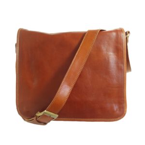 Sac bandoulière femme cuir cognac Modena