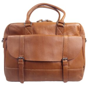 Sac cuir homme Antoine cognac