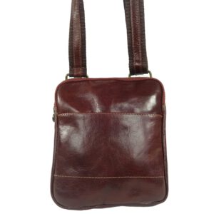 Sac bandoulière homme marron Paolo