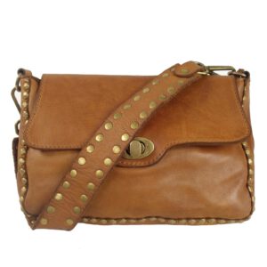 Sac pochette bandoulière vintage naturel Mariette