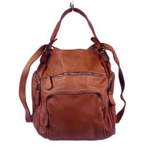 Sac à dos femme cuir vintage naturel Milo