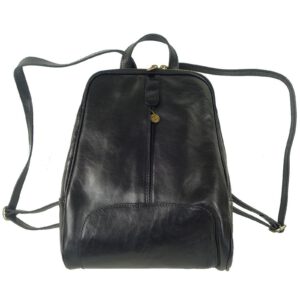 Sac a dos femme cuir noir Ziena