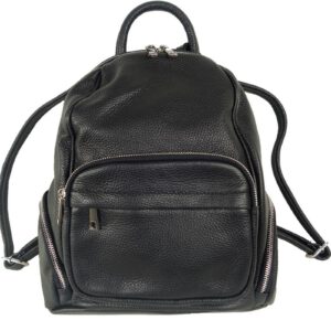 Sac à dos cuir noir femme Nives