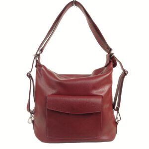 Sac épaule femme rouge Simone