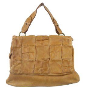 Sac a main damier vintage naturel Isabella