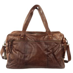 Sac de voyage femme marron Signe