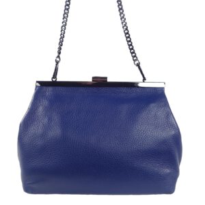 Sac a main cuir bleu Ruby