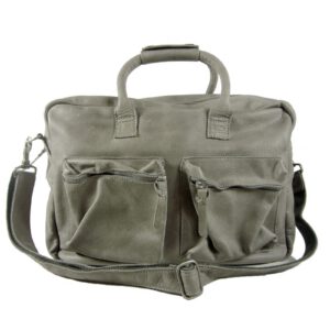 Sac a main 24h cuir gris The Bag