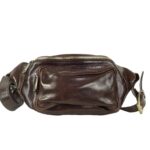 Sac banane homme cuir box marron Billy