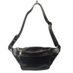 Sac banane homme cuir noir Billy